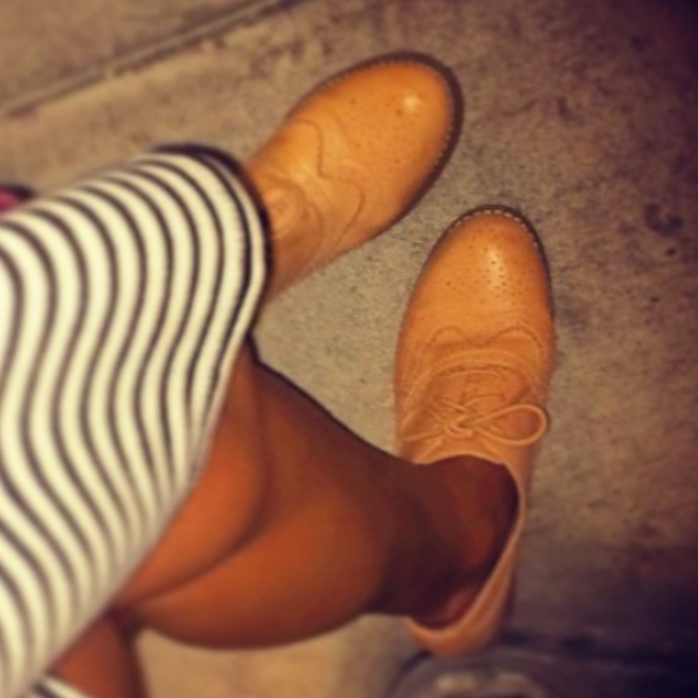 Cynthia Rowley wing tip shoes